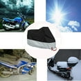 thumbnail image 3 of Moto Motorcycle covers Sunlight for Waterproof Outdoor Moto Case Motocycle Cover Moped Cover Scooter Hoes Honda Forza Moto (Hei-ShenLan,L for 1801-2000mm), 3 of 7