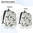 thumbnail image 2 of Defioc Camping Caravan 2 for Canvas Backpack,Travel Rucksack Unisex Knapsack Laptop Backpack for Work & College -Small, 2 of 7