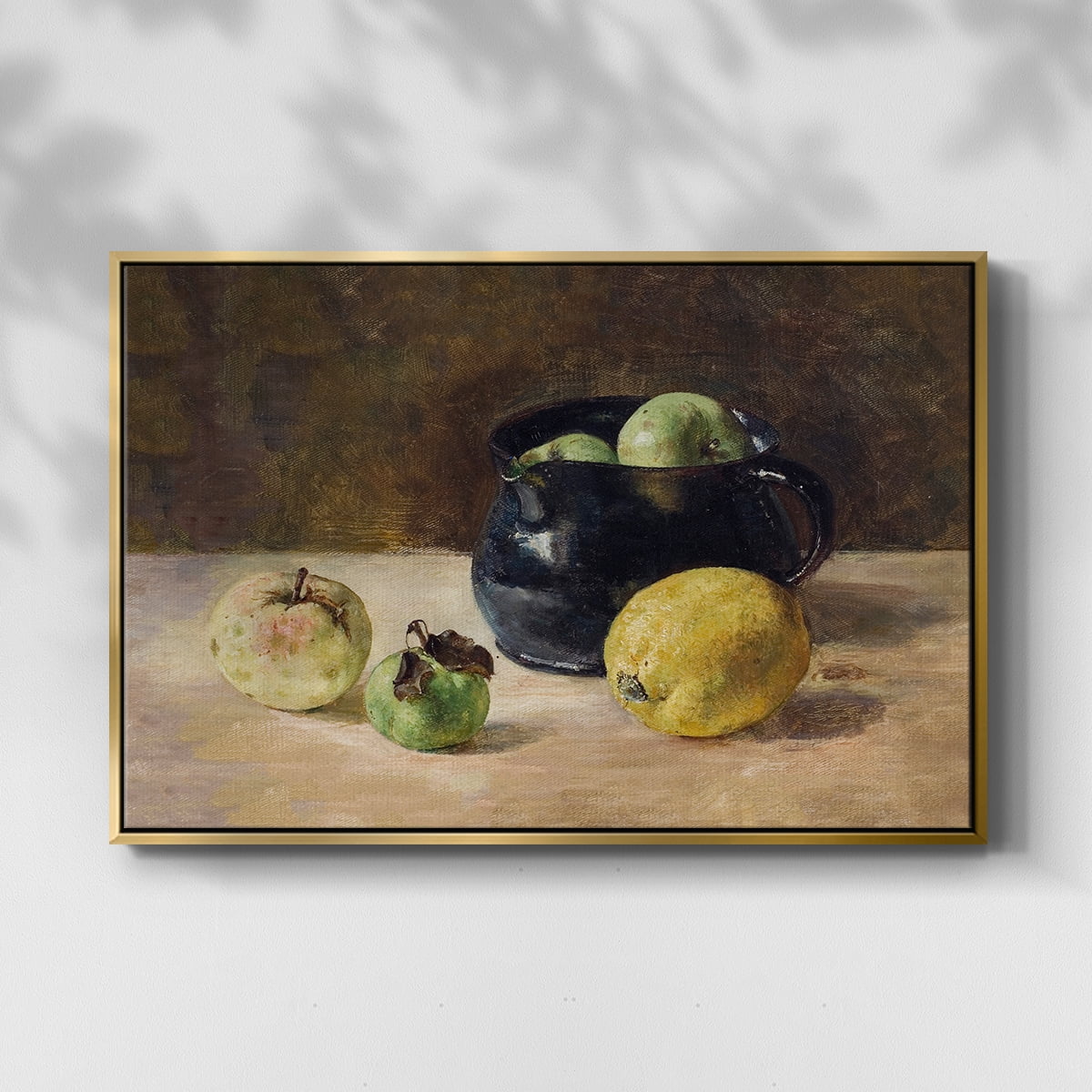 Vintage Botanical Print-LXVI By Wexford Home Framed in Gold Wood Gallery Wrapped Canvas 27 in. x 41 in.