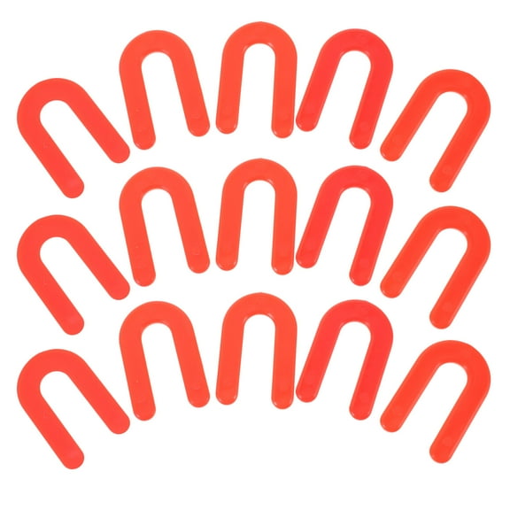 FRCOLOR 100pcs Horseshoe Tile Spacers U Shape Plastic Shims For Leveling Ceramic Tiles(1/8 Inches)