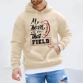 thumbnail image 2 of toraway Sweat à Capuche pour Hommes, Mode Hiver, Sport, Imprimé, Manches Longues, Pull-Over, Texture Décontractée, S, 2 of 4