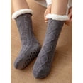 thumbnail image 3 of Gustave 4 Pairs Women Non Slip Slipper Socks Winter Plush Fuzzy Socks Soft Thick Cozy Fleece Lined Warm Socks with Grippers, 3 of 9