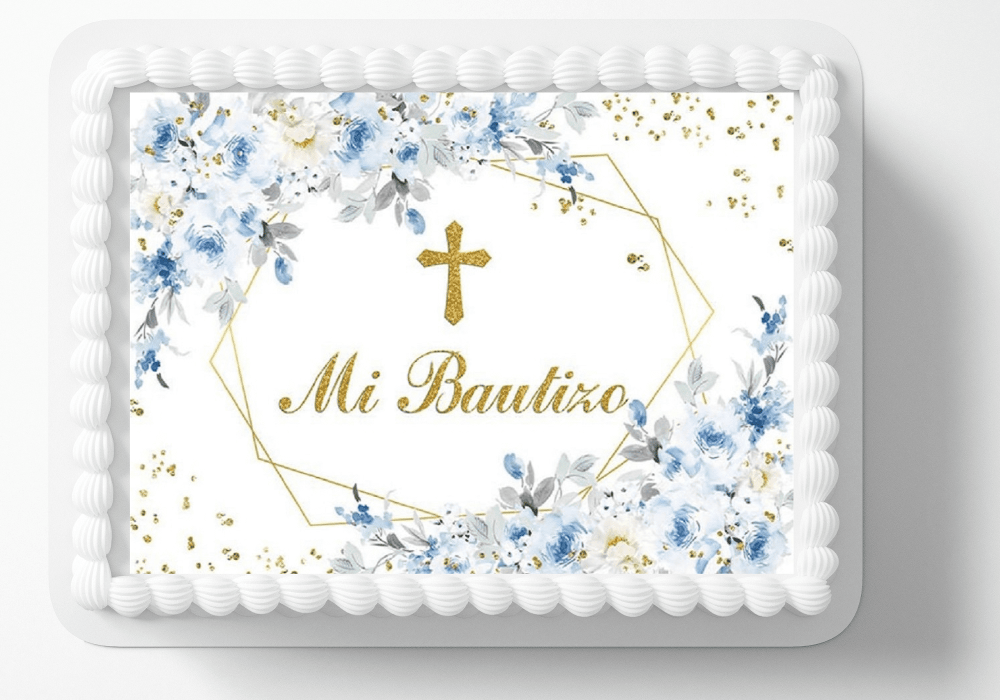 Mi Bautizo Baptism Christening Image Edible Cake Topper Birthday Cake
