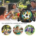 thumbnail image 6 of Yspwyqan Colorful Soccer Print Kids Insulated Lunch Tote Double-Insulated Lunch Bag Holds Lunch Box, Water Bottle, & Snacks Easy to Clean Suitable for Preschool and Elementary School Age Children, 6 of 6