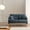 Dark Blue, variant on MAYEERTY Modern Loveseat for Living Room with Waterproof Fabric and USB Charging Ports, 57*32*35"Cream