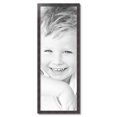 thumbnail image 2 of ArtToFrames 14" x 39" Sloped Dark Walnut Picture Frame, 14x39 inch Brown Wood Poster Frame (WOM-4820), 2 of 7