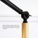 thumbnail image 4 of Lámpara de pie ajustable ilios innova madera hierro 160 cm color negro mate, 4 of 10