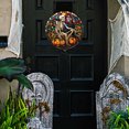 thumbnail image 6 of HomeDM Halloween Door Wreath Farmhouse Halloween Wreath for Front Door Decorations Indoor Outdoor Party Decor, 6 of 9