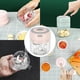 thumbnail image 5 of Toystoory Mini trituradora eléctrica de chile y ajo, 250ml/150ml, trituradora automática de alimentos vegetales, utensilios de cocina, Cocina y Comedor Rosado, 5 of 6
