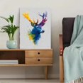 thumbnail image 5 of Colorful Stag Deer Canvas Wall Art, Modern Abstract Animal Print, Home Living Room Wall Decor, 5 of 8