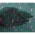 thumbnail image 4 of oneOone Viscose Chiffon Fabric Stripe & Geometrical Shapes Geometric Print Fabric BTY 42 Inch Wide, 4 of 4