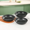 thumbnail image 2 of Shisuyan Marmite Ronde en Acier Inoxydable Wok de Cuisson Double Poignée Marmite avec Fournitures de Cuisine 22CM, 2 of 7