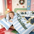 thumbnail image 4 of Manfei Winter Holiday 7 Pieces Full Size Bedding Sets,Cute Christmas Animals Full Size Bed in a Bag,Xmas Reversible, 4 of 7