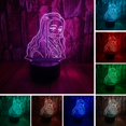 thumbnail image 1 of Lámpara Bantogogo ilusión óptica 3D LED 7 colores 5V, 1 of 8