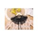thumbnail image 5 of COLLAR FALSO DESMONTABLE INSPIRE CHIC, CAPA MINI SEMI TRANSPARENTE CON BORDADO PARA BLUSA NEGRO-2, 5 of 5