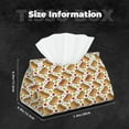 thumbnail image 6 of Lsque Hot Dog 7 Printed Long Tissue Box Cover Holder, Facial Paper Organizer Dispenser,Triangle with Bottom Belt, PVC Leather Decorative Organizer, 6 of 9