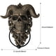 thumbnail image 2 of Hueso Demonio Puerta Aldaba Cabeza Hueso Pared Colgante Arte Estatua Puerta Aldaba Personalidad Artesanías De Resina Para La Decoración Del Jardín Del Hogar Noticed HA043864-01, 2 of 6
