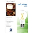 thumbnail image 4 of GE A19 LED Light Bulbs, 75 Watts, Soft White, 13yr, 4pk CEC, 4 of 6