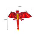 thumbnail image 3 of TISHITA 3D Spring Kite Set Funny Easy to Fly Animal Flyer Toys for Windy Day Fall Summer Red, 3 of 7