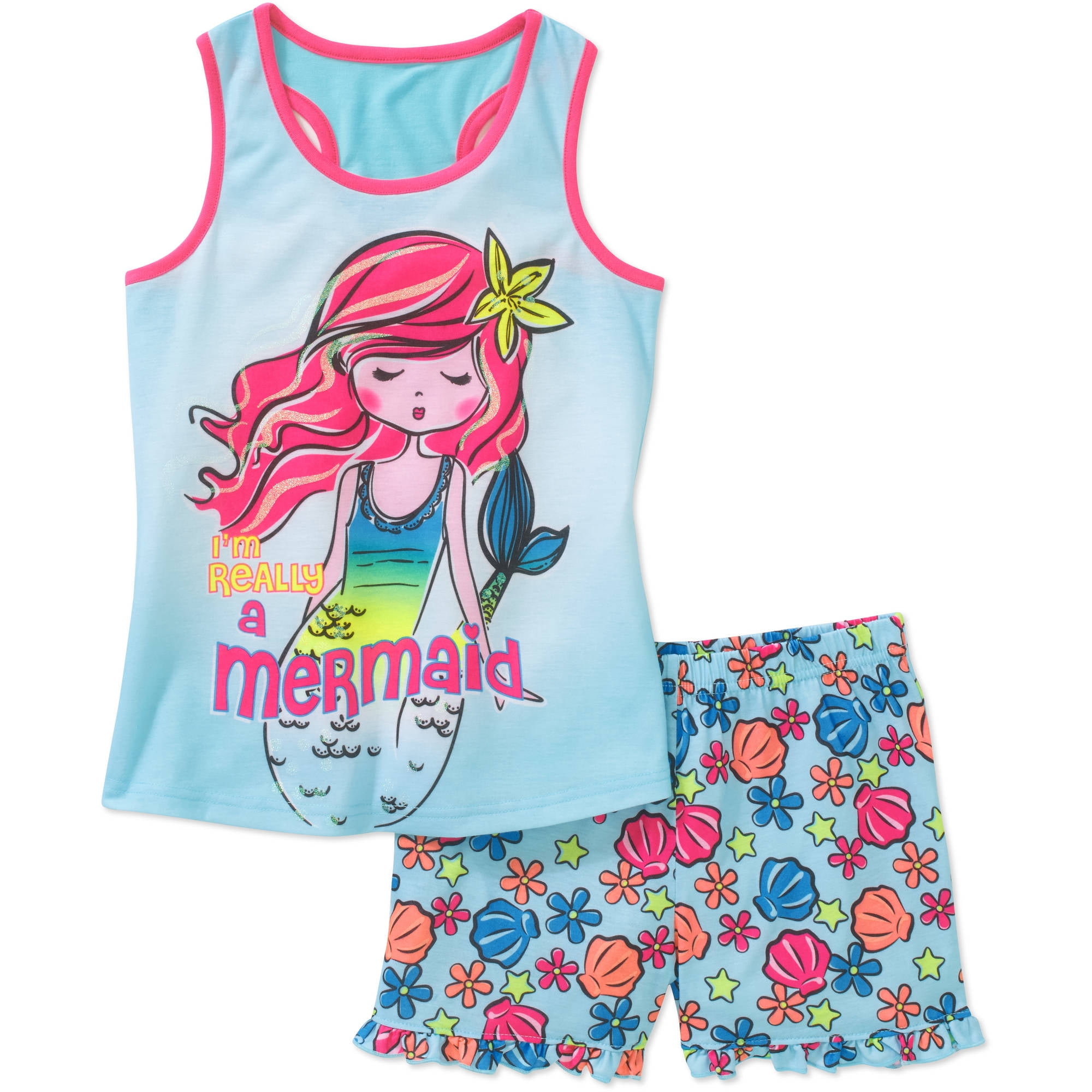 Girls 2 Piece Sleep Set, Tank