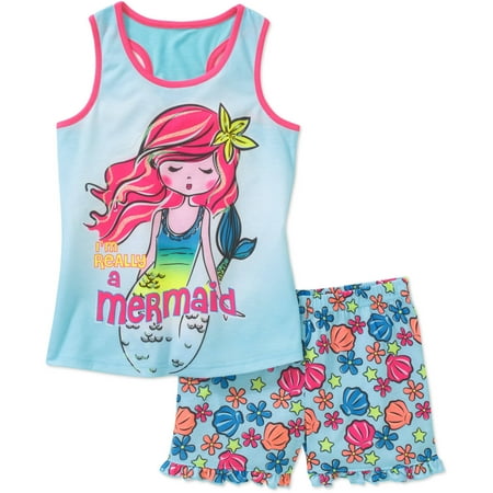 Girls 2 Piece Sleep Set, Tank