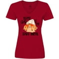 thumbnail image 3 of Inktastic Summer Hermit Crab is My Spirit Animal Women's V-Neck T-Shirt, 3 of 5