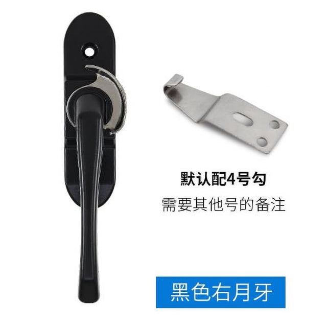 Miangastore 2pcs Sliding Window Lock Buckle Zinc Alloy Durable Sash Lock for Easy Locking Extra Security for Double Hung Window Home Security Window Guards