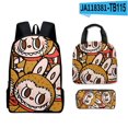 thumbnail image 1 of Mario School Backpack Travel Bag Three-piece Lunch Backpack Student Schoolbag Teen School Gift, 1 of 3