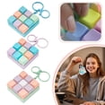 thumbnail image 3 of Keyboard Fidget Toy Keychain, 9-in-1 Keyboard Decompression Button Finger Clicker Stress Relief Fidget Toy Gift, 3 of 8