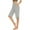 Gray, variant on Women Capris Pants Quick Dry Beach Swimming Pants with Pockets Wine M