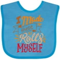 thumbnail image 3 of Inktastic Thanksgiving I Made These Rolls Myself with Banner Boys or Girls Baby Bib, 3 of 4