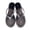 black, variant on Women's Clear Flip Flop Sandals, Flat Thong Beach Jelly Slide Sandals