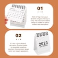 thumbnail image 2 of EeaseCA Decorative Paper Calendar Multipurpose 2023 Desk Calendar for Home Office, 2 of 8