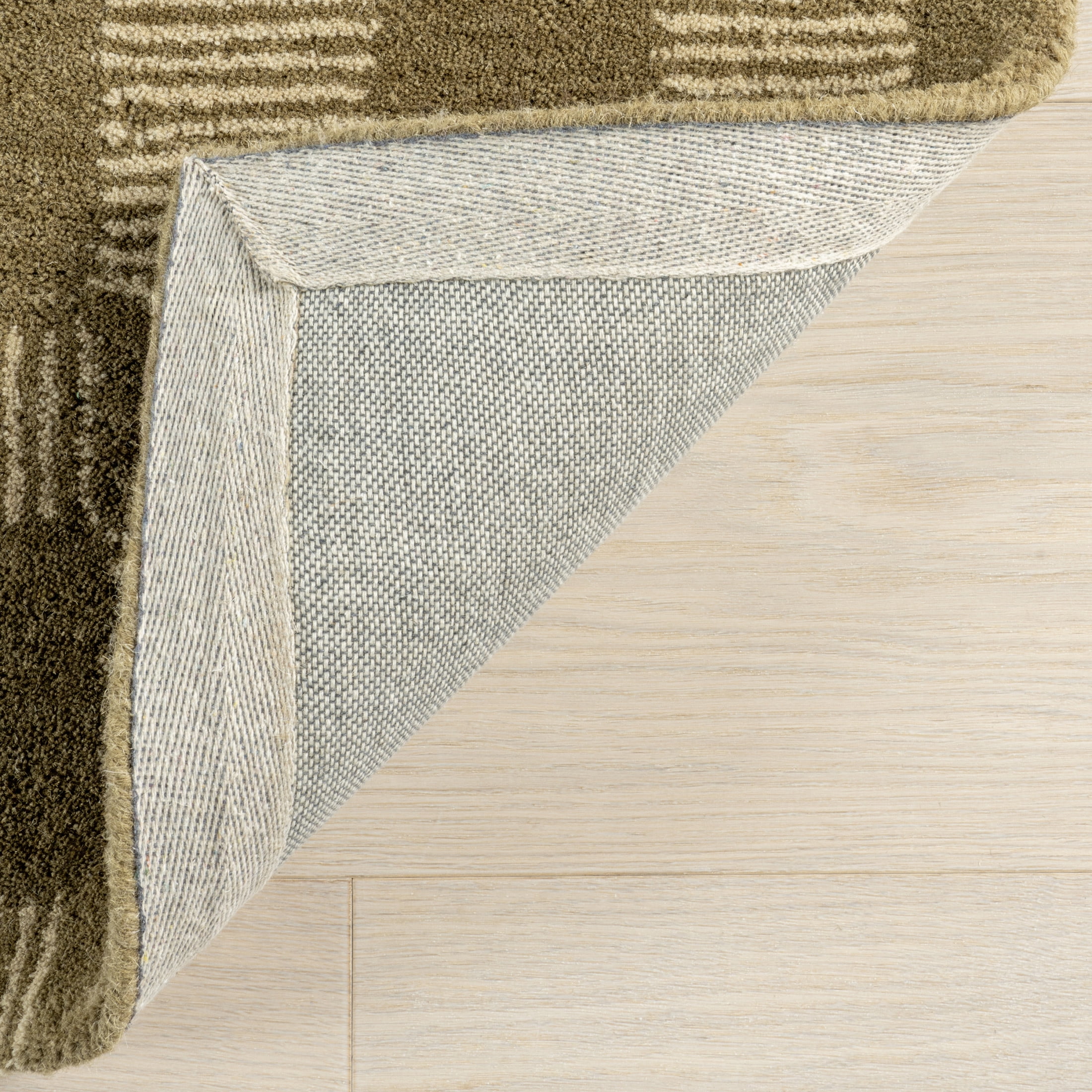 Rugs USA Quince Checkered Wool Area Rug - Thumbnail 4