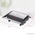 thumbnail image 3 of Plancha Grill Automática Panini Antiadherente 750w Daewoo DHG-2673, 3 of 7