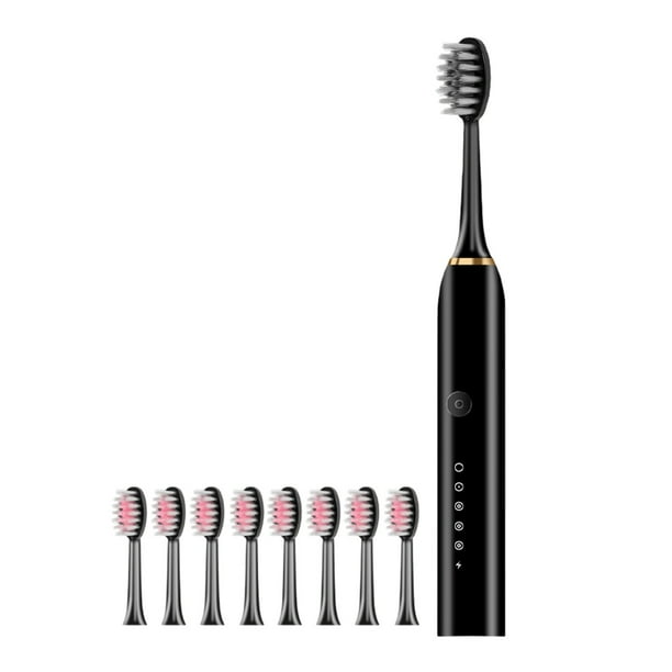 Yhmxh Utensilios de cocina Cepillo de dientes eléctrico para adultos, recargable, cerdas suaves, sonido automático, herramienta de limpieza dental inteligente para parejas. Muebles para cocina