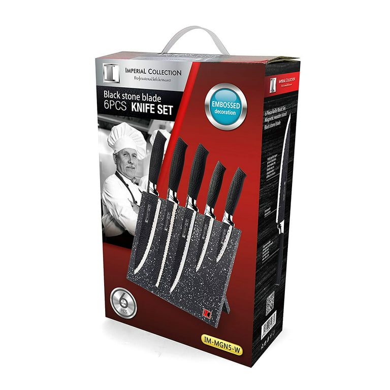 STUNNING DURABLE HIGH QUALITY HEAVY IMPERIAL COLLECTION 5 PC KNIFE SET