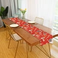 thumbnail image 2 of Yayeee Table Runner 70 inches Long Home Kitchen Dinning Party Decoration, Red Christmas Ornaments Pattern, 2 of 7
