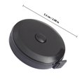 thumbnail image 2 of GOOHOCHY Clothing Measuring Tape Retractable Black Plastic 1Pack for Accurate Measurements Daily Use, 2 of 6
