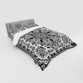 thumbnail image 3 of Ethnic Duvet Cover Set, Mandala Floral Lace Paisley Mehndi Design Lace Image Art, Bedding Set with Shams and Fitted Sheet, 3 Sizes, by Ambesonne, 3 of 3