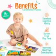 thumbnail image 2 of Klevly Paquete de 6 rompecabezas de madera de construcción para niños de 2 a 4 años | Rompecabezas de madera para niños pequeños de 1 a 3 años | Juguetes Montessori para niños de 2 años | Juguetes de, 2 of 5
