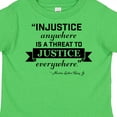 thumbnail image 4 of Inktastic Injustice Anywhere is a Threat to Justice Everywhere- Martin Luther King Jr. Boys or Girls Toddler T-Shirt, 4 of 5