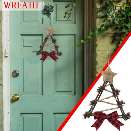 

Mittory Gift for Women Mewn Home Decoration Wreath Pendant LED Wreath Wall Hanging Christmas Wreath