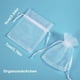 thumbnail image 2 of Elegantes bolsas de regalo de organza, bolsas de malla transparente para joyas para regalos de bodas, Navidad y más (7 x 9 cm, blanco, 100 piezas), 2 of 5