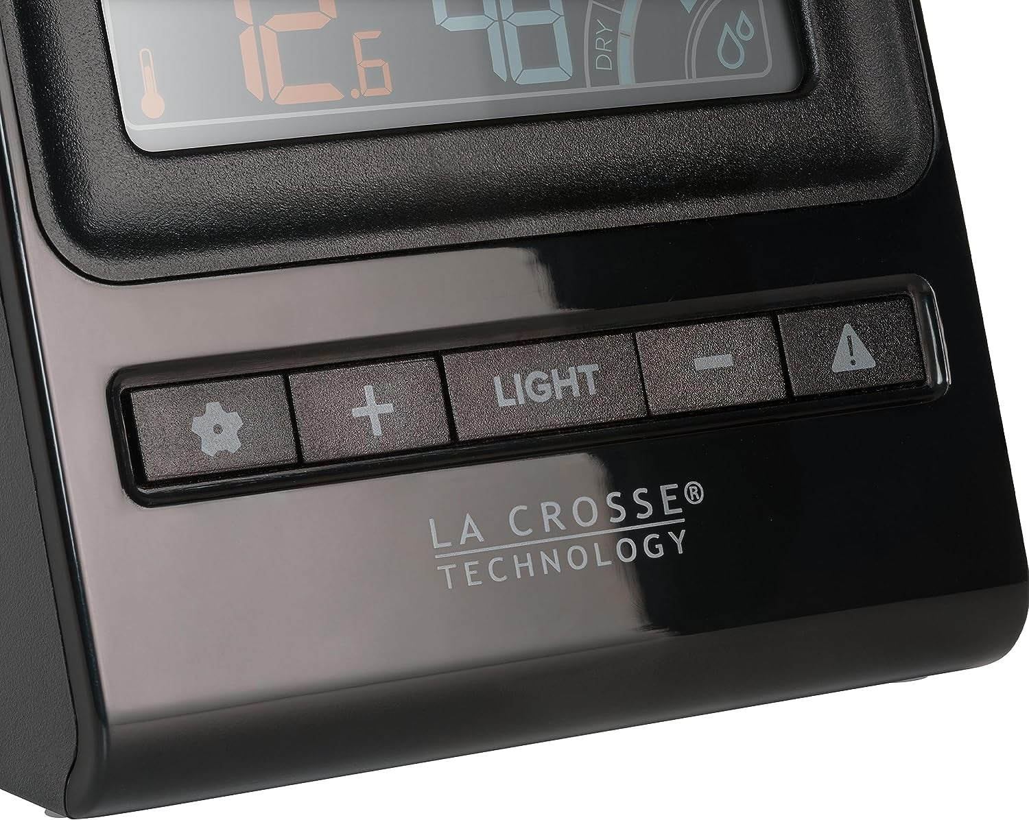 La Crosse Technology Black Digital Multi-Color LCD Wireless Weather Station, 308-1415C
