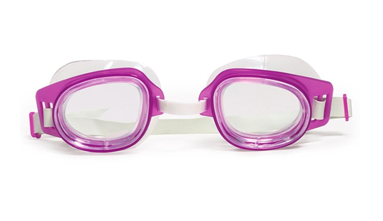 Deluxe Recreational Purple Adjustable Swimming Pool Goggles by Swim Central