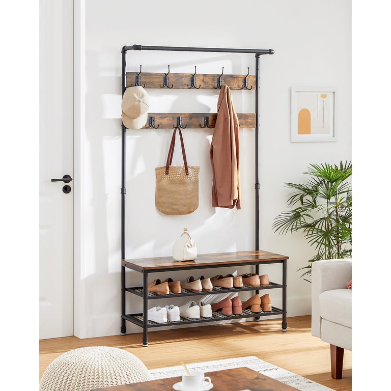 Entry Hall Coat Racks With Storage Made In Brazil Coat Rack With