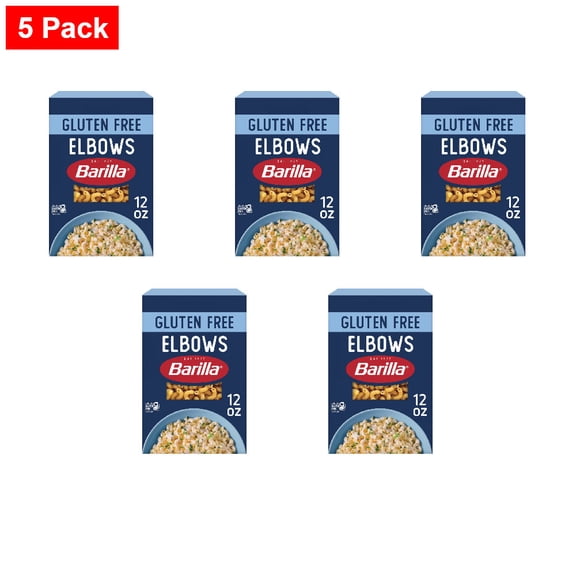 Barilla Gluten Free Elbows Macaroni Pasta 12 oz - 5 Pack