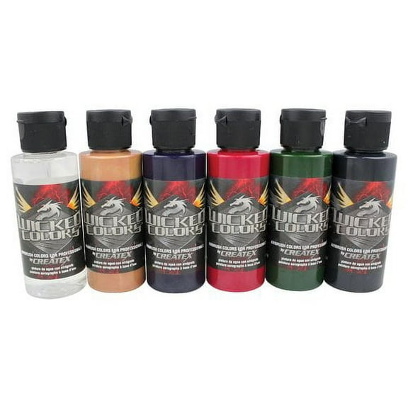 Createx Wicked Color Set, Steve Driscoll Flesh Tones