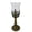 25W371JD, variant on Lynono Co.,Ltd Glass Tornadoes Candlestick Holders Pillar Candle Holders with Metal Carved Base for Party Wedding Table Centerpieces